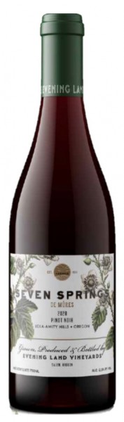 2020 Noir Evening Land Mûres Springs Wines Classic - Andover Vineyards - de Seven Pinot